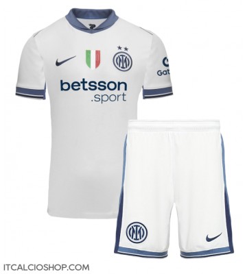 Inter Milan Seconda Maglia Bambino 2024-25 Manica Corta (+ Pantaloni corti)